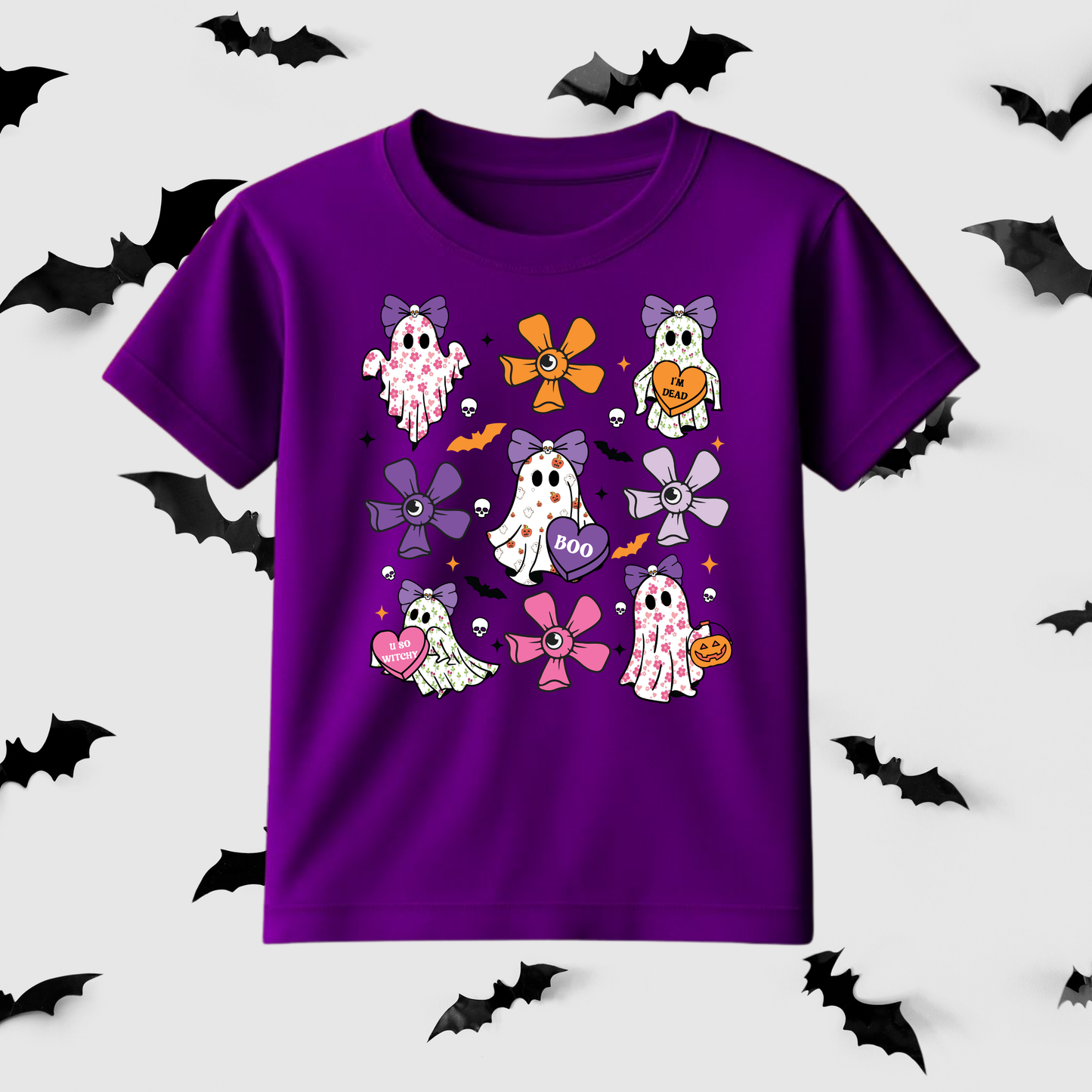 Youth Spooky Ghost Tee