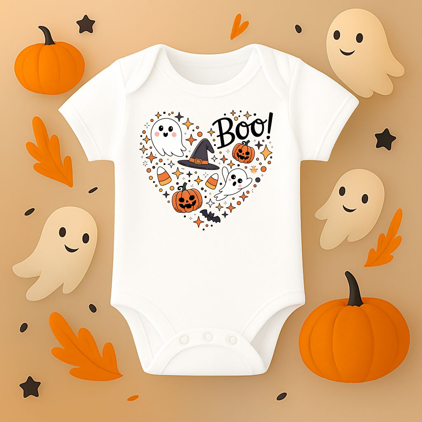 Infant Boo Heart Onesie