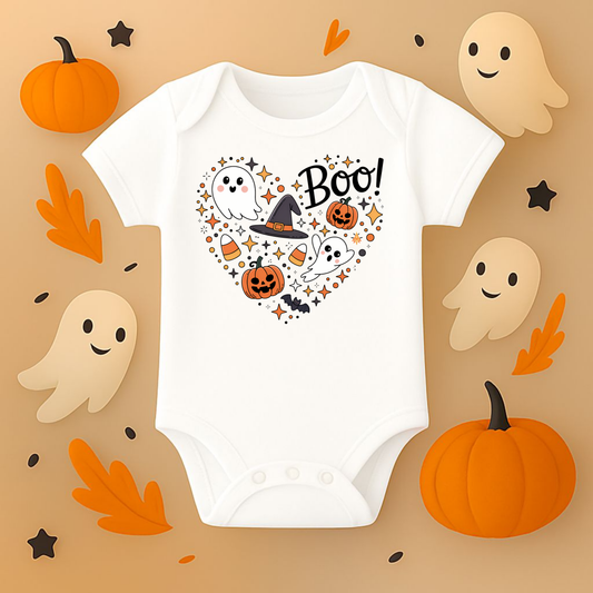 Infant Boo Heart Onesie