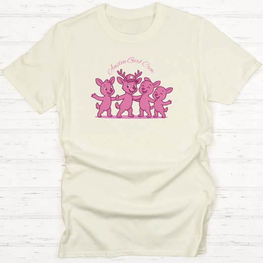 ATX Girl Crew Classic Friends Tee