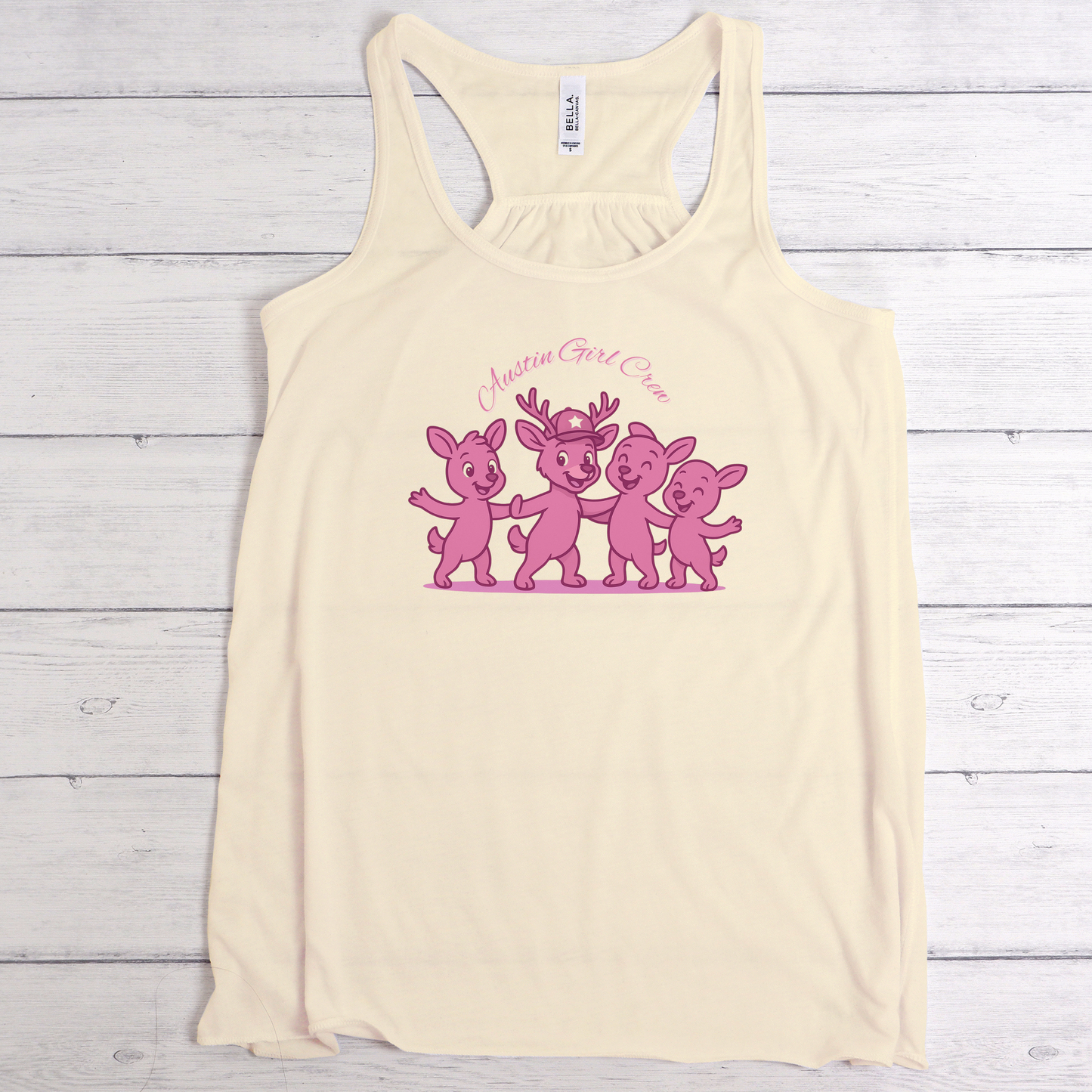 ATX Girl Crew Classic Friends Racerback Tank