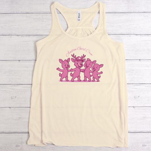 ATX Girl Crew Classic Friends Racerback Tank