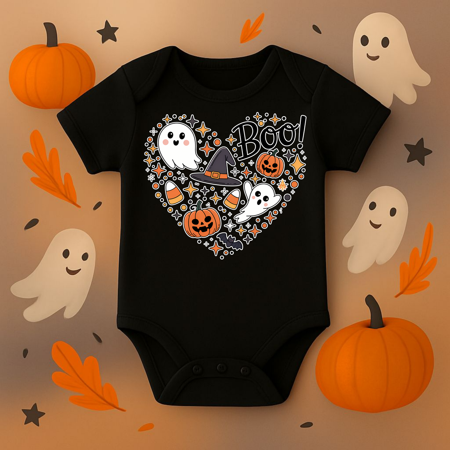 Infant Boo Heart Onesie