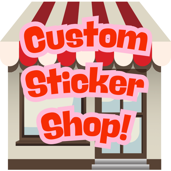 4"x4" Custom Branded Stickers